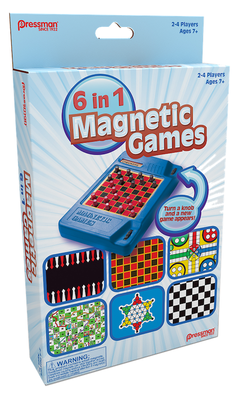 6 in 1 Travel Magnetic Games