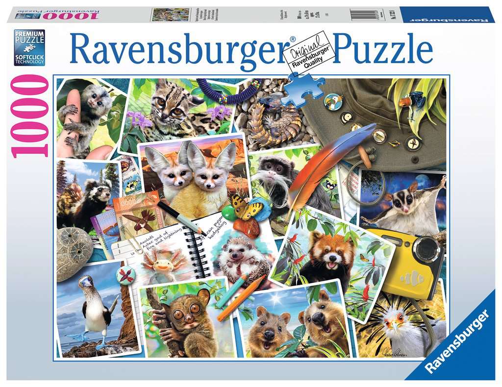 A Traveler's Animal Journal 1000pc Puzzle