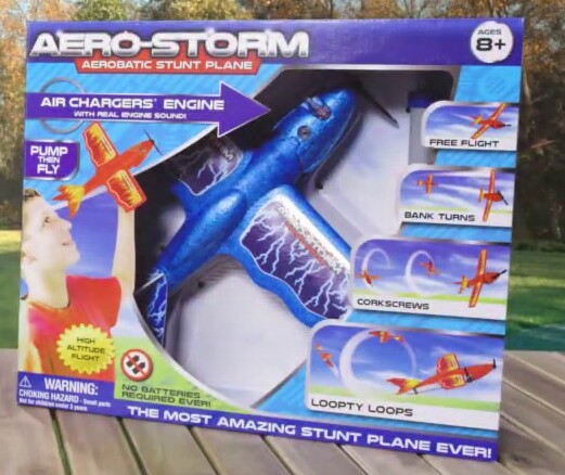 Aero-Storm Aerobatic Stunt Plane-Blue