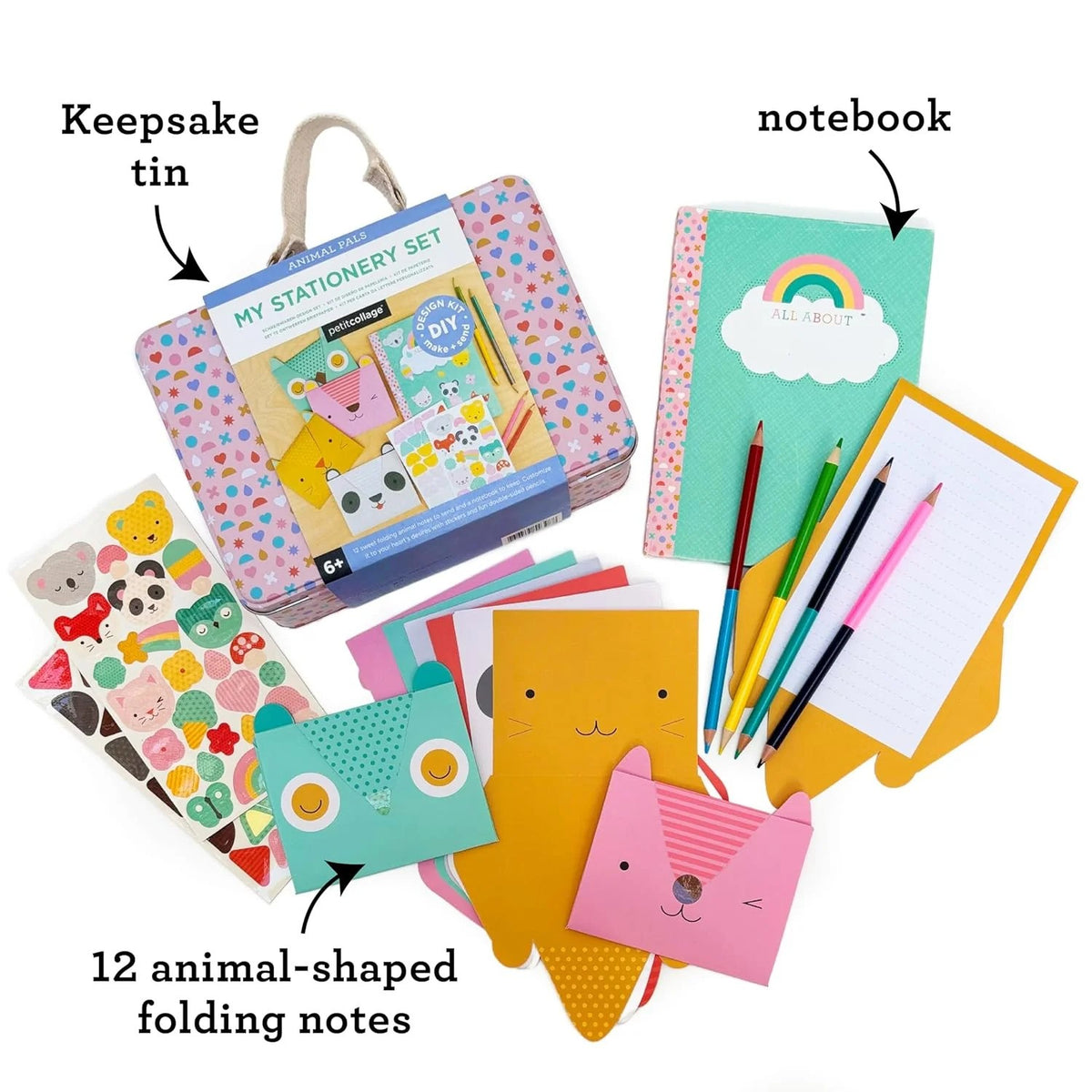 Animal Pals My Stationery Set