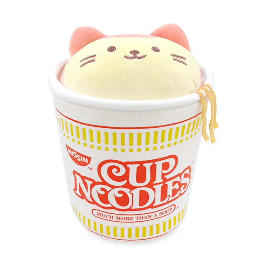 Anirollz Kittiroll Medium Cup Noodles Blanket Plush