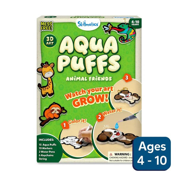 Aqua Puffs: Animal Friends 3D Art Kit