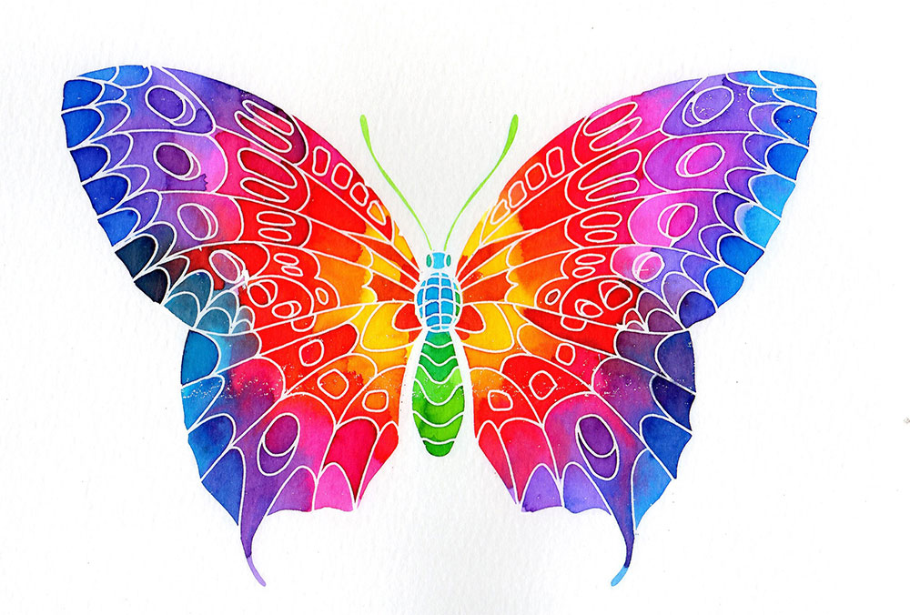 Aquarellum Junior- Butterflies