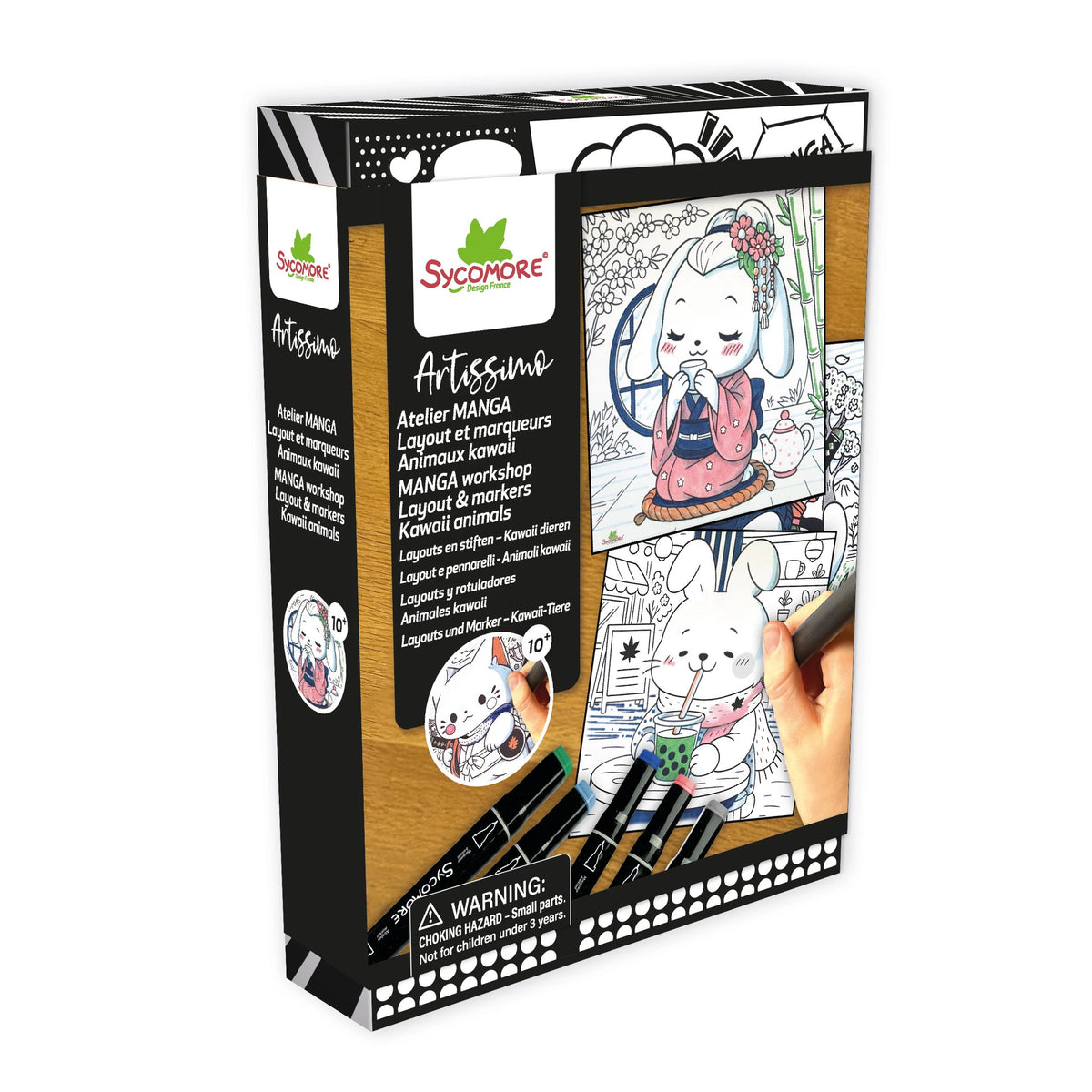 Artissimo Manga Kawaii Animals Layout & Markers