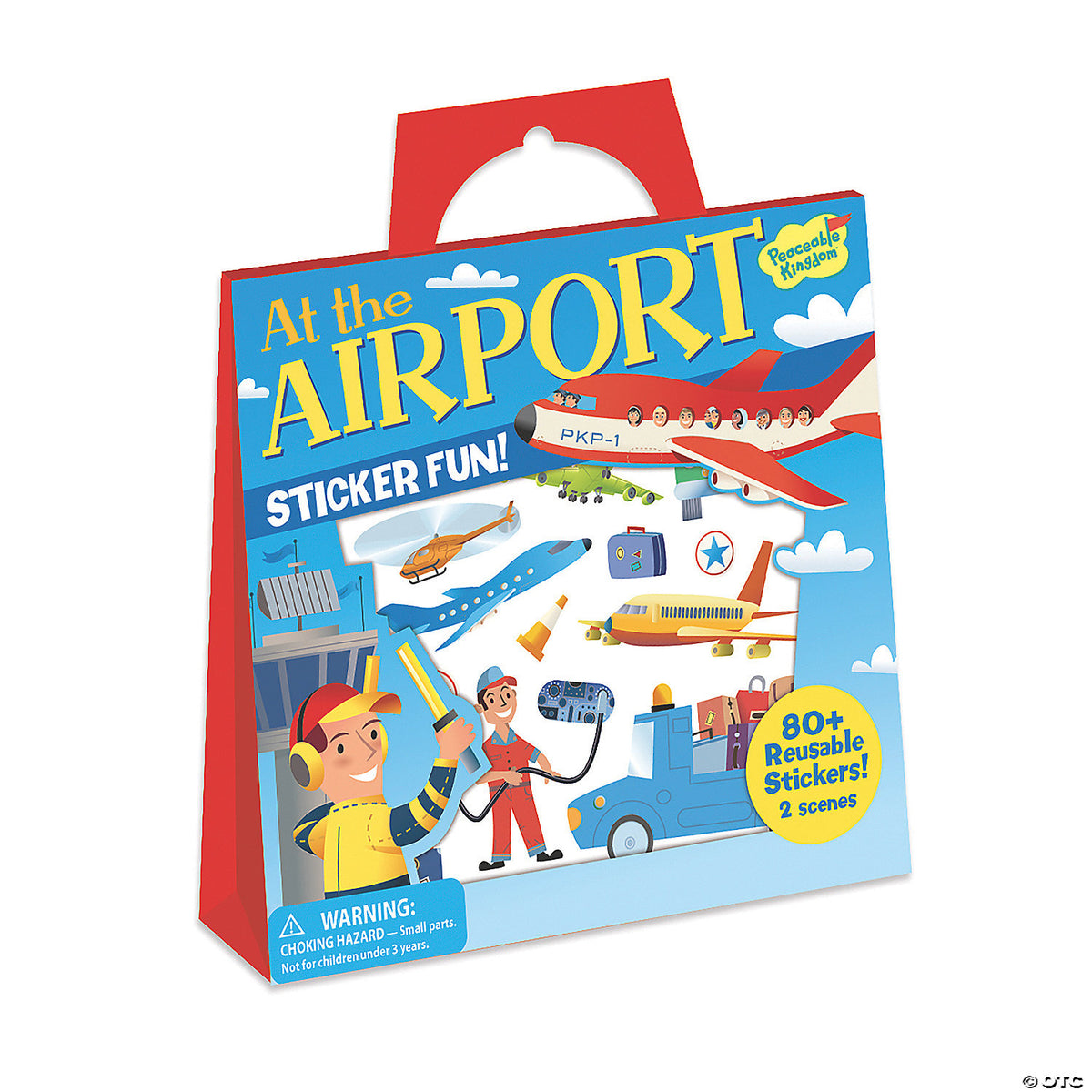 At The Airport Reusable Sticker Tote