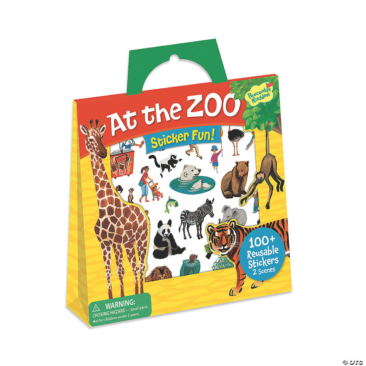 At The Zoo Reusable Sticker Tote