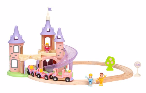 BRIO ブリオ　ディズニープリンセス　セット BRIO Disney Princess Castle Train Set– Five Little Monkeys Toys