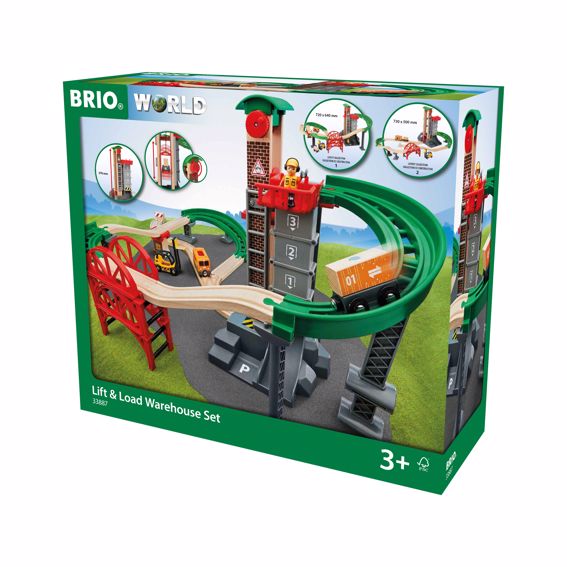 BRIO Lift & Load Warehouse Set