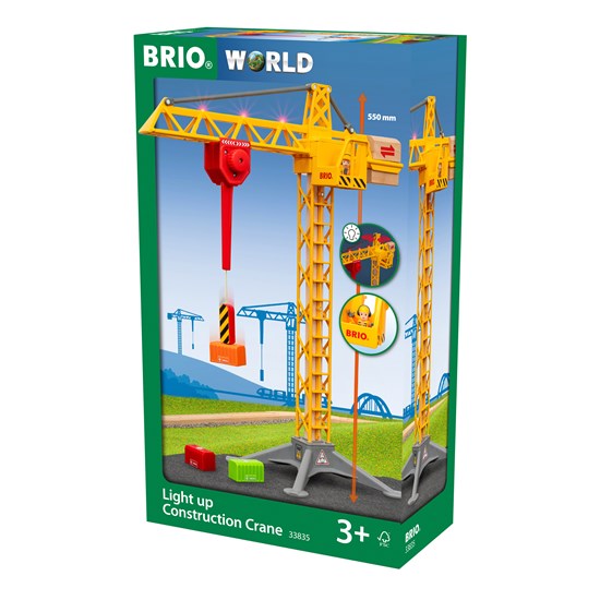 BRIO Light Up Construction Crane