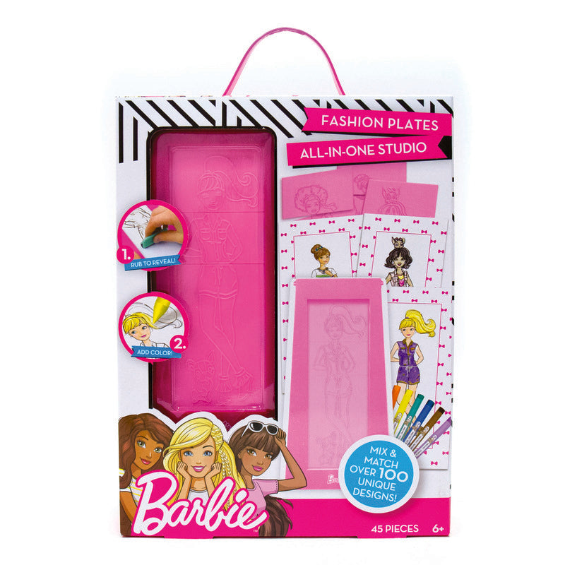 Barbie Fashion Plates All-in-One Studio