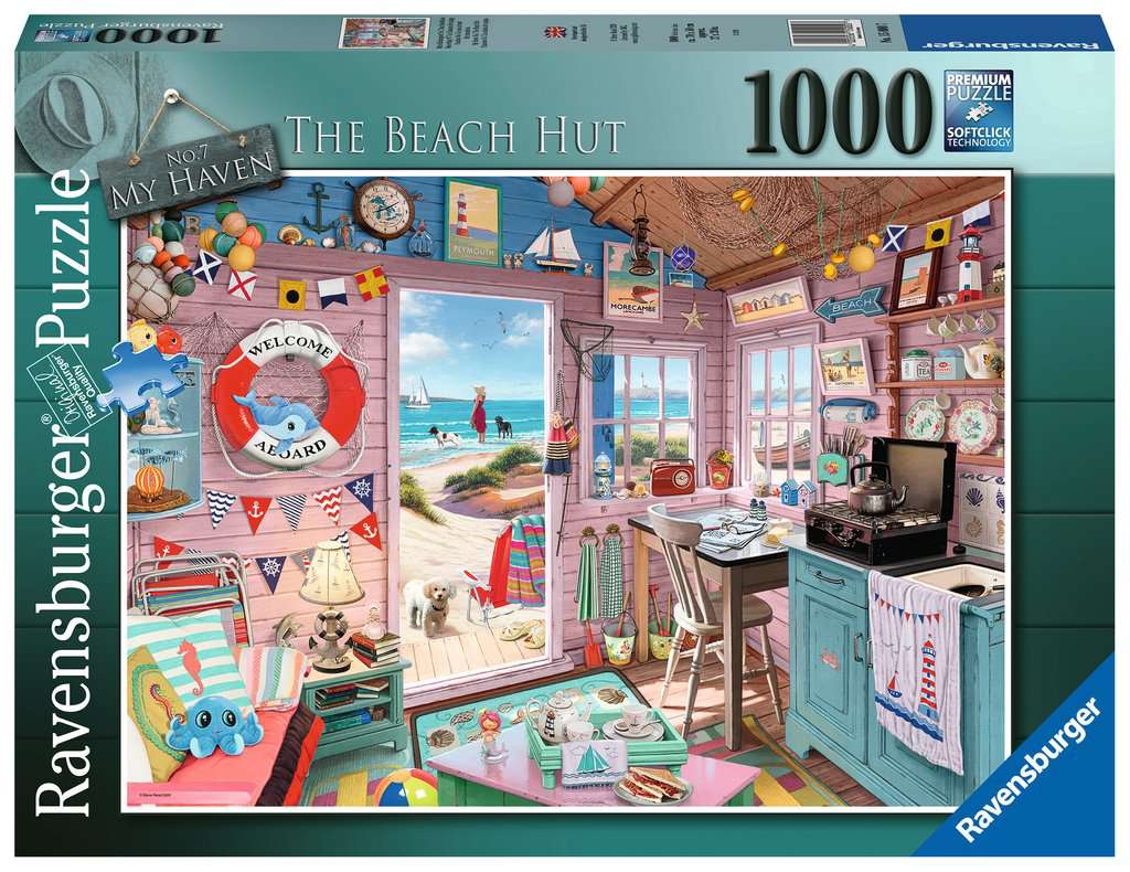 Beach Hut 1000pc Puzzle