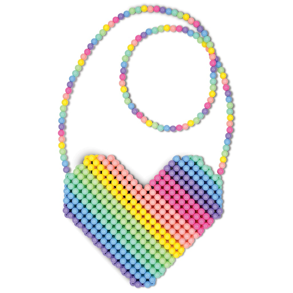 Beaded Heart Purse