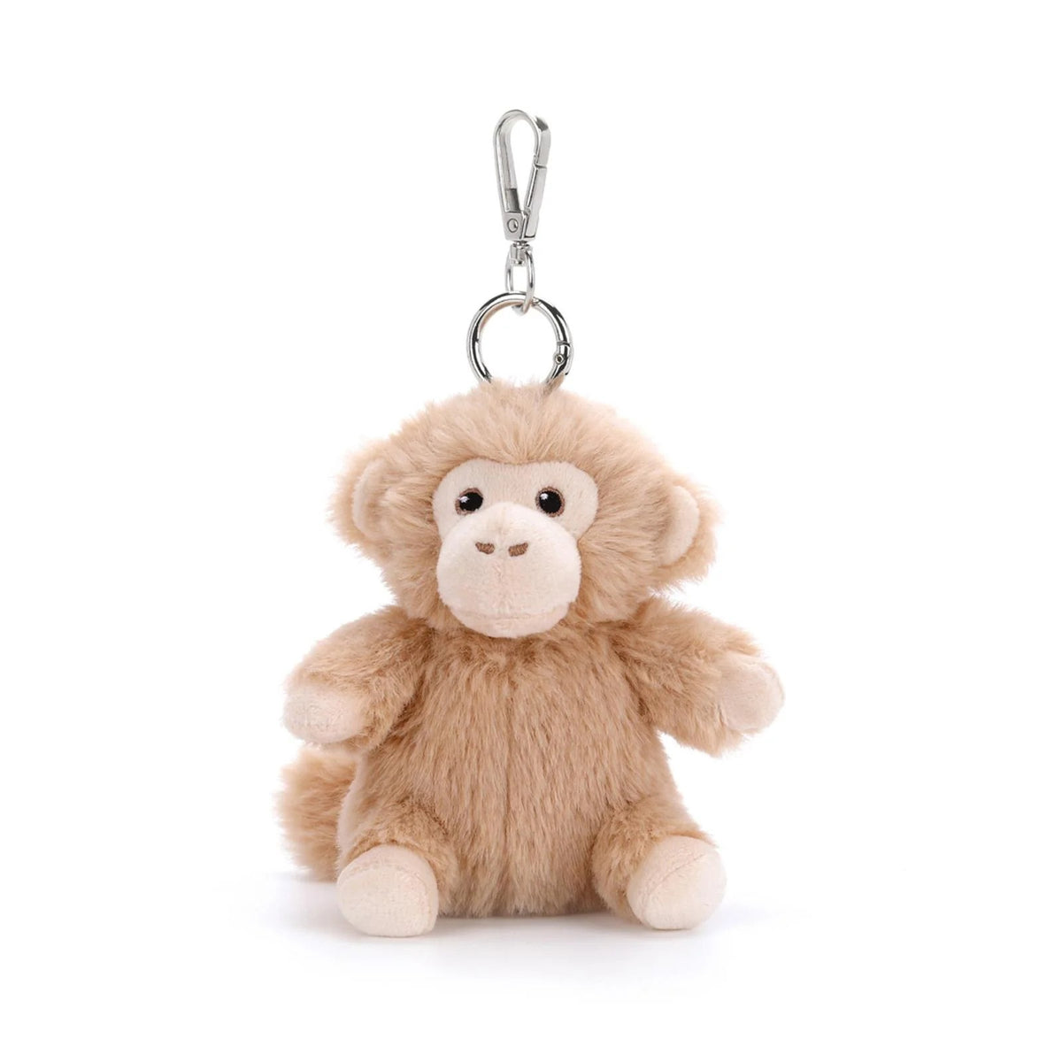 Beige Monkey Bag Charm