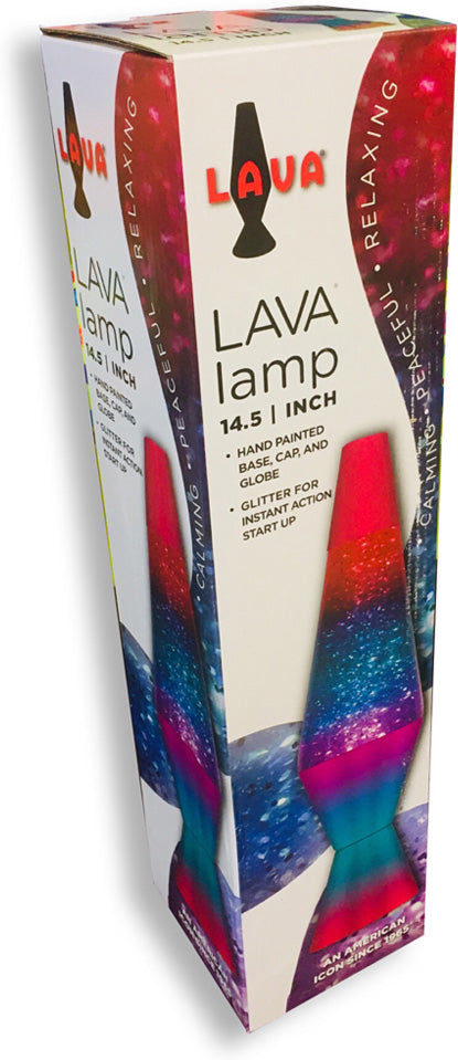 Berry Glitter Lava Lamp