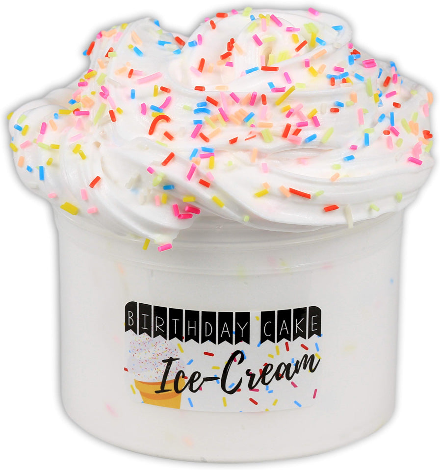 Birthday Cake Ice Cream Dope Slime