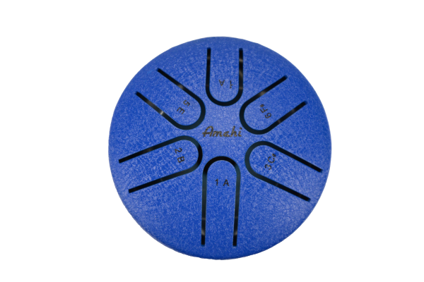 Blue 3" Steel Tongue Drum