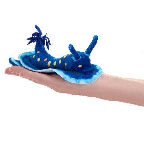 Blue Mini Nudibranch Sea Slug Puppet
