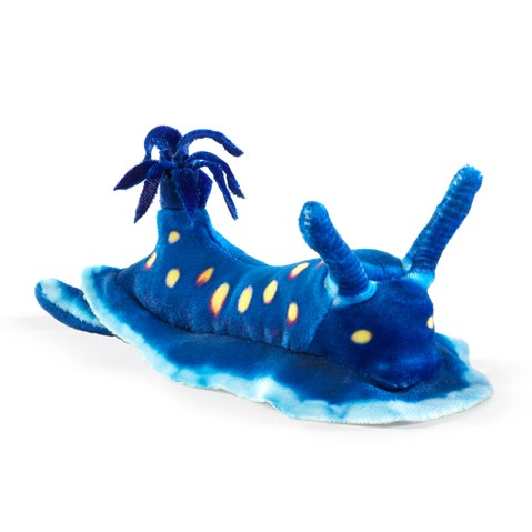 Blue Mini Nudibranch Sea Slug Puppet