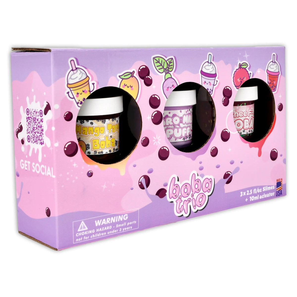 Boba Dope Slime Trio