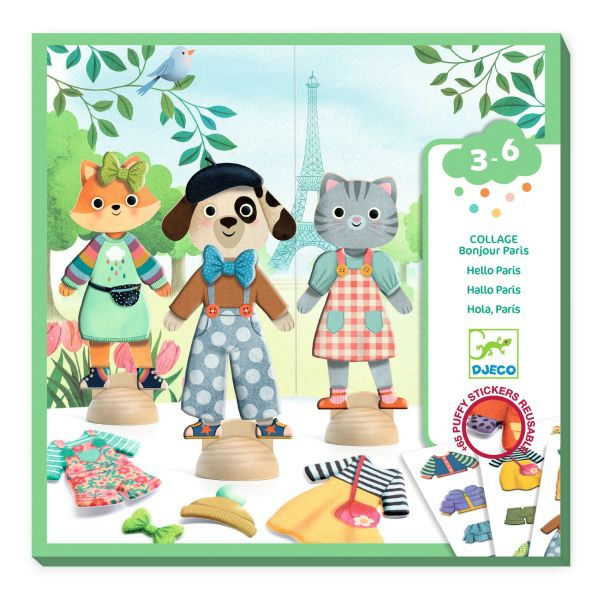 Bonjour Paris Dress Up Collage