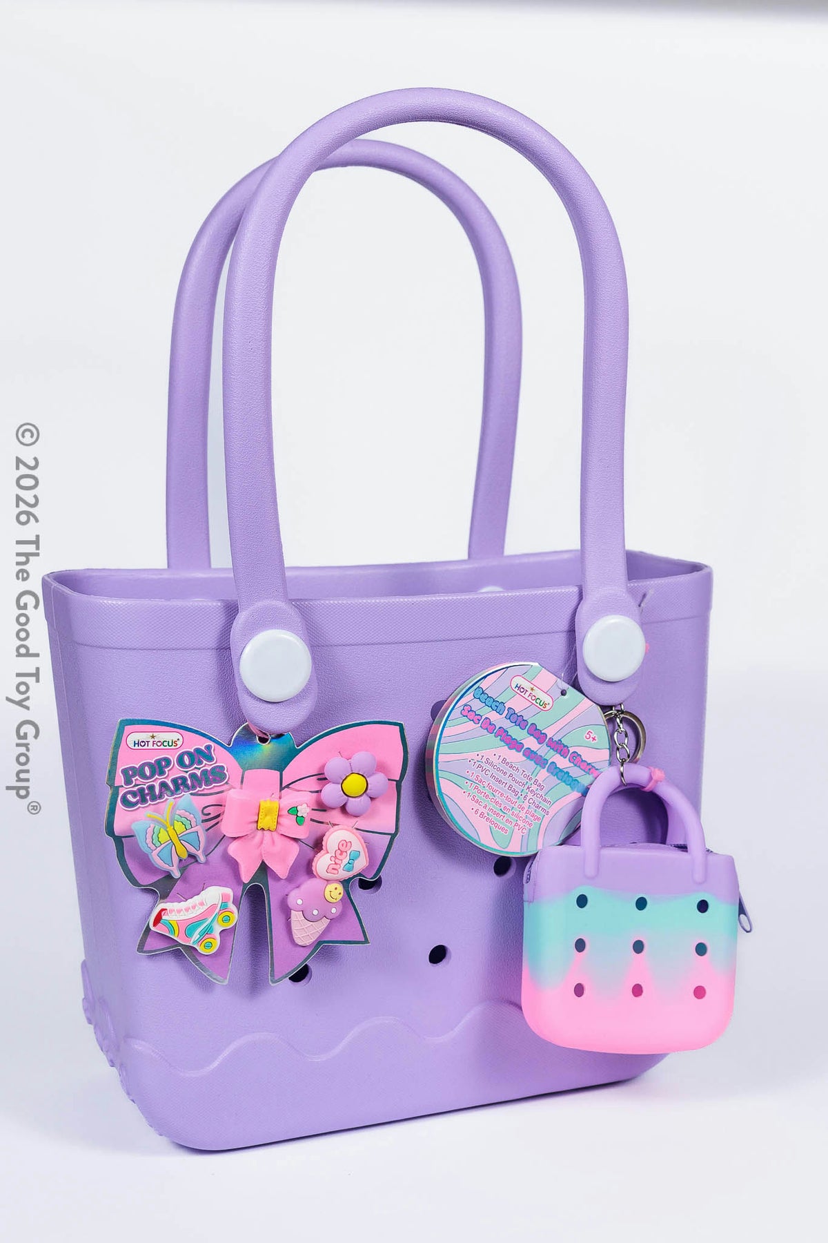 Bowtiful Beach Tote Bag with Charms