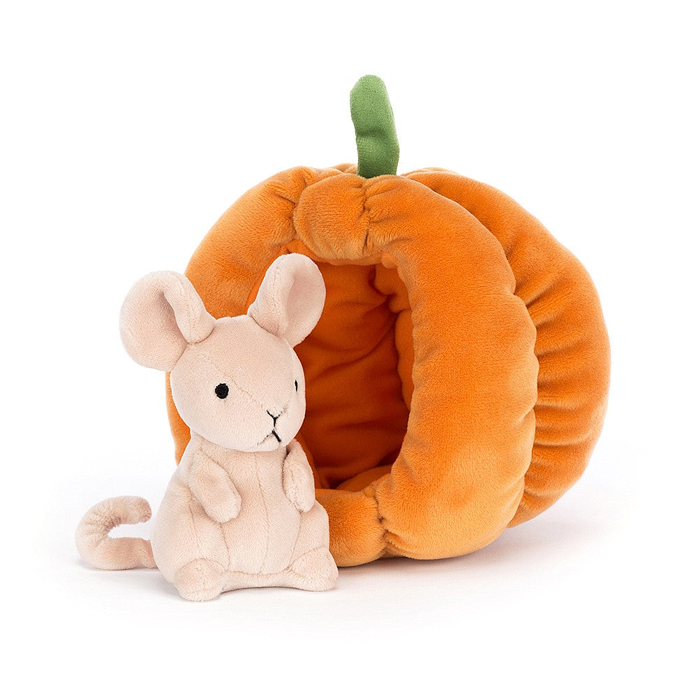 Brambling Mouse in Pumpkin