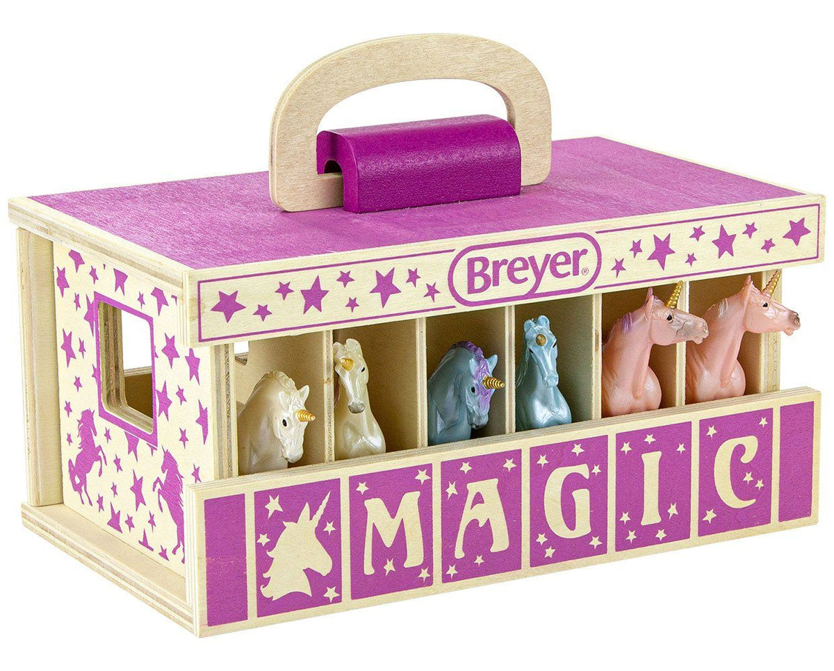 Breyer Unicorn Wooden Stable Playset