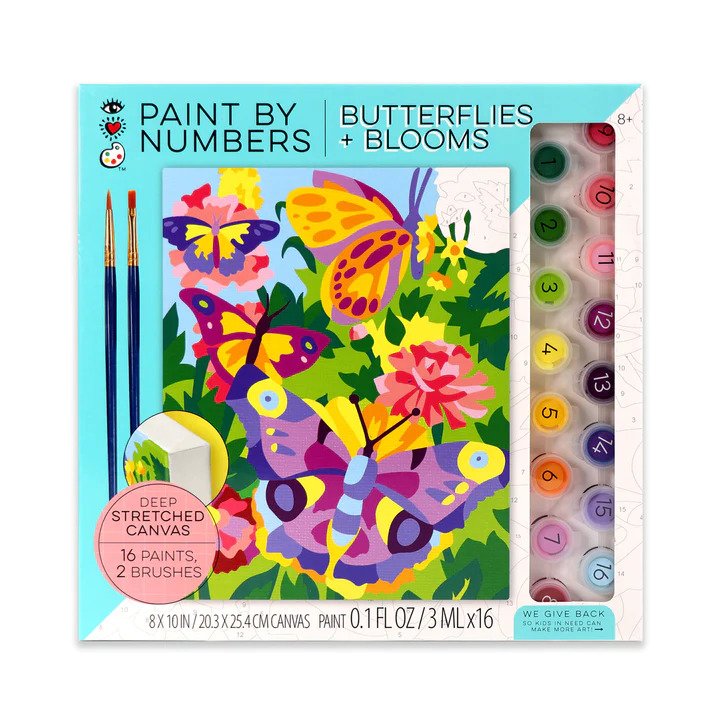 Butterflies & Blooms Paint By Number