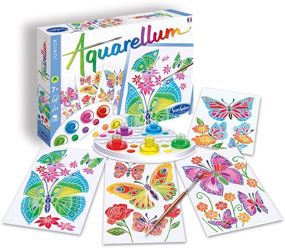 Butterflies & Flowers Aquarellum Painting Kit