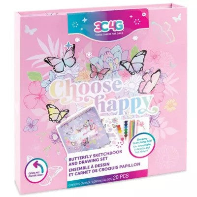 Butterfly Sketchbook and Drawing Set