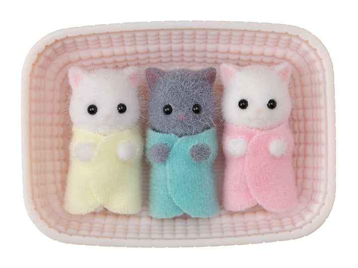 Calico Critter Persian Cat Triplets