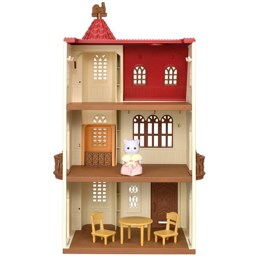 Calico Critter Red Roof Tower Home