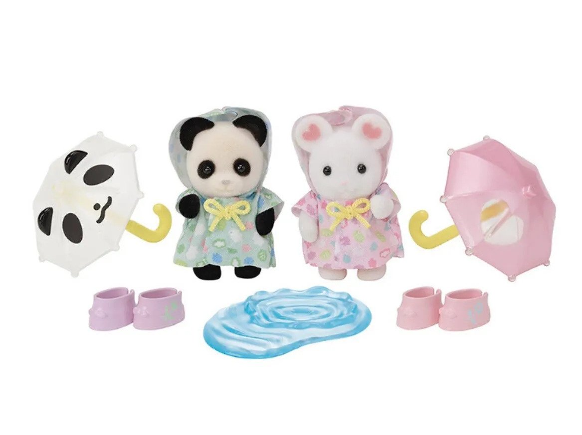 Calico Critters Rainy Day Duo Nursery Friends
