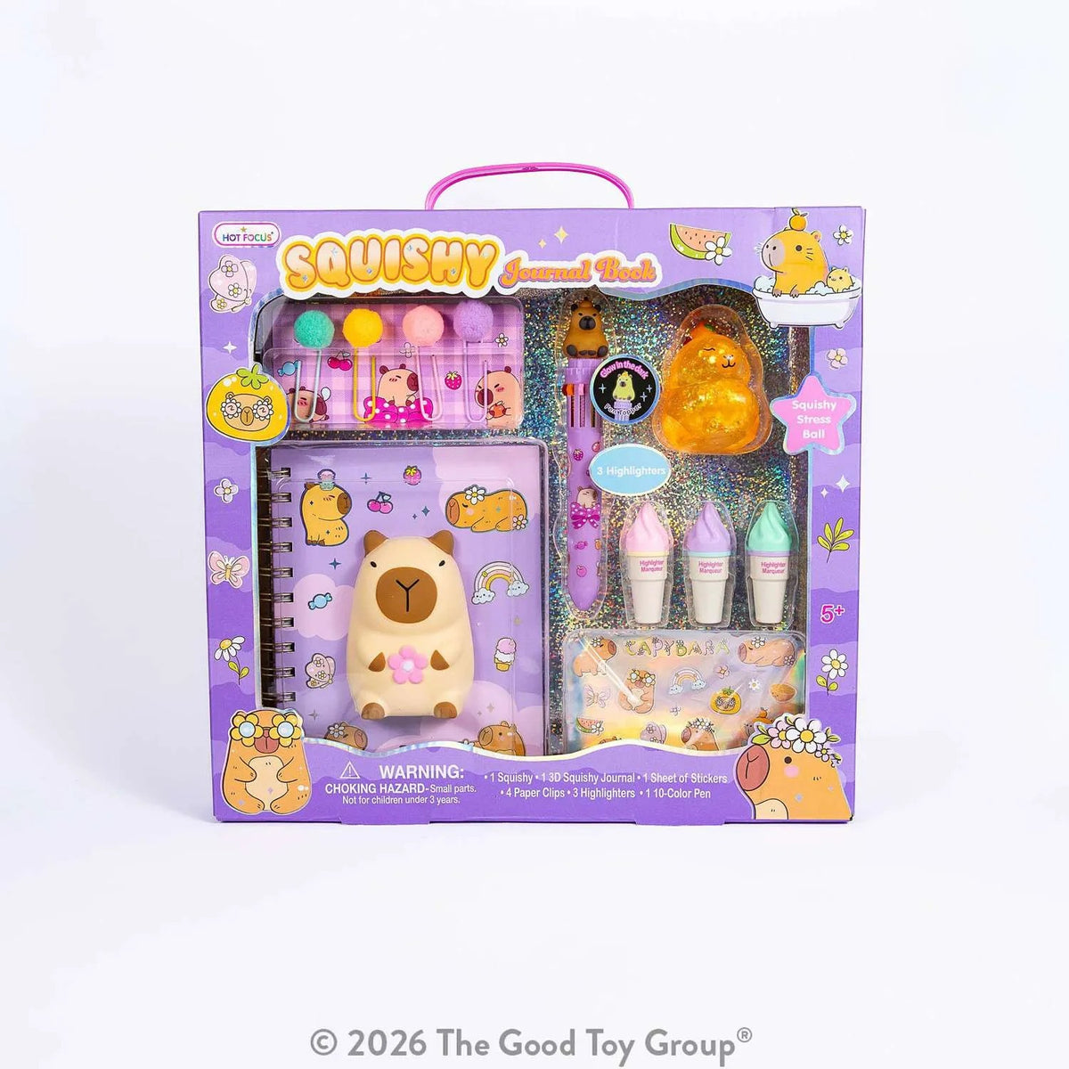 Capybara Squishy Journal