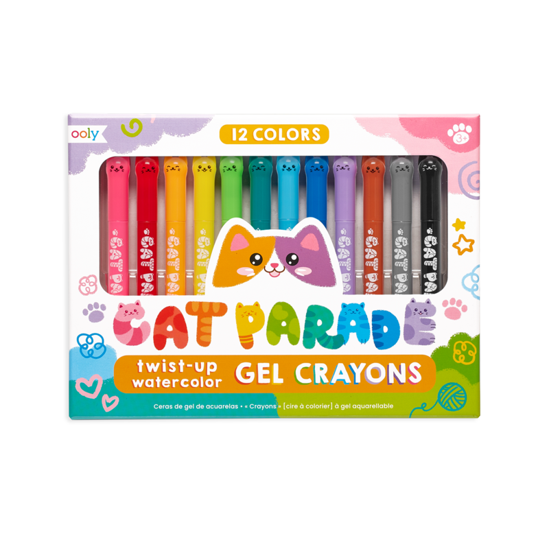 Cat Parade Watercolor Gel Crayon