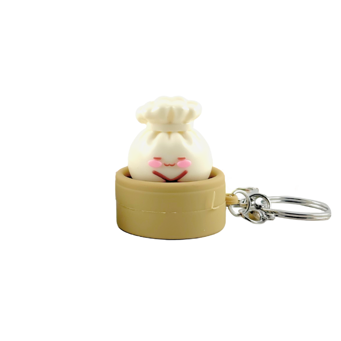 Charm Chumz Clicker Dumpling Buns Keychain