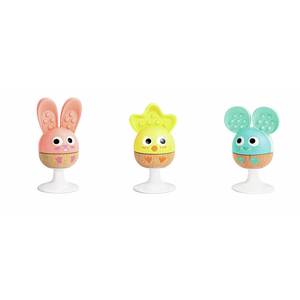 Cheery Critter Rattle And Teether Set