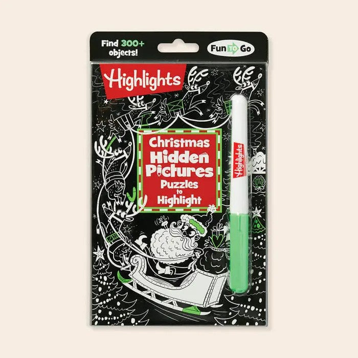 Christmas Hidden Pictures Puzzles to Highlight