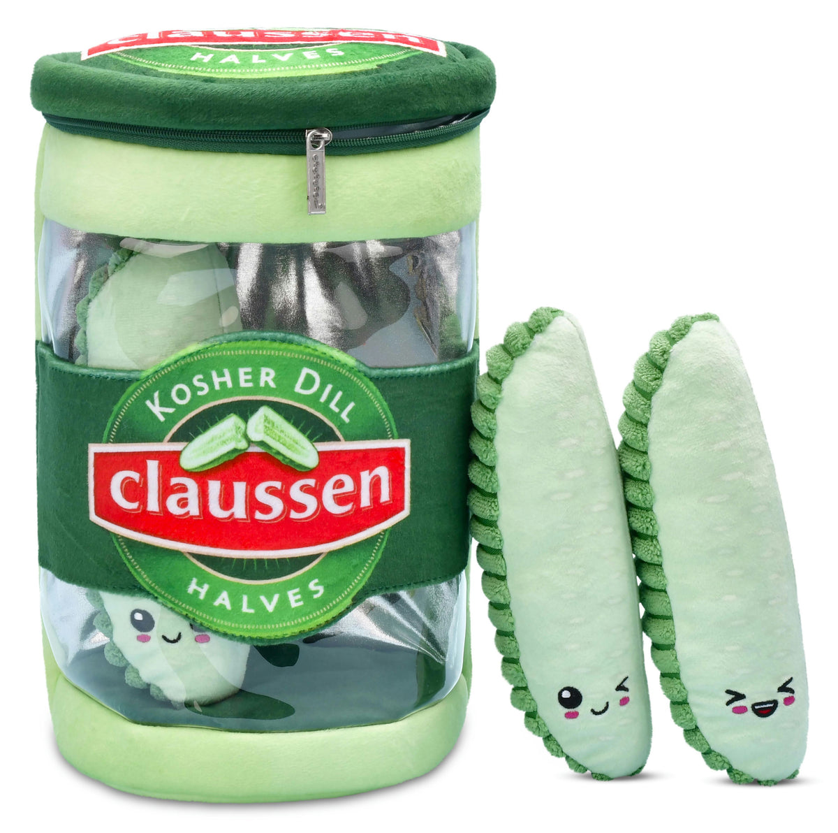Claussen Kosher Dill Pickles Packaging Plush