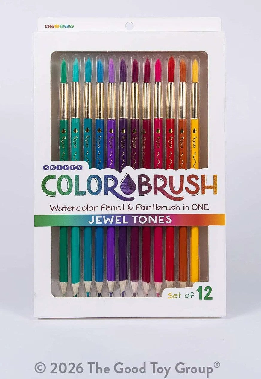 Color Brush Watercolor Pencil & Paintbrush in One - Jewel Tones