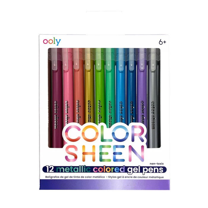 Color Sheen Metallic Gel Pens 12ct