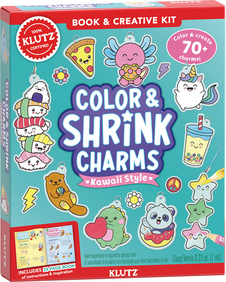 Color & Shrink Charms: Kawaii Style