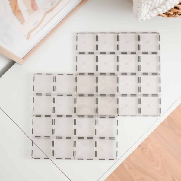 Connetix Clear Base Plate Pack 2 pc