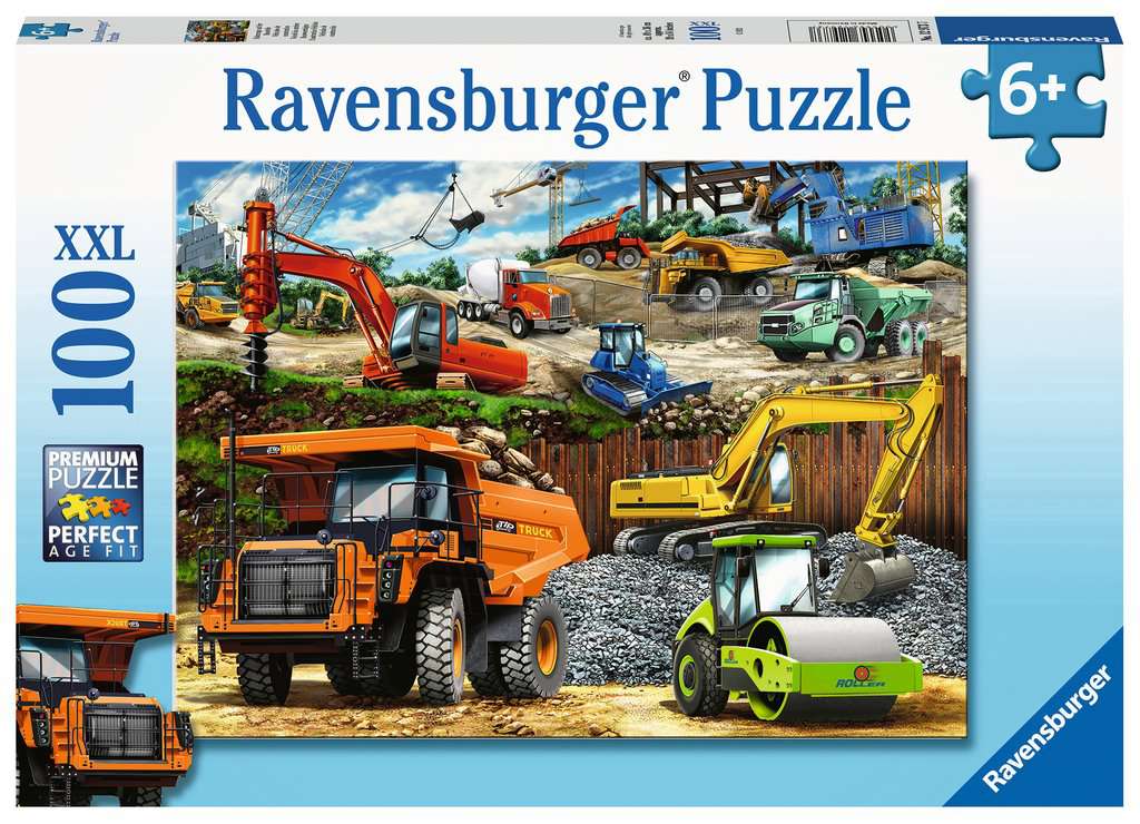 Construction Vehicles 100pc Puzzle