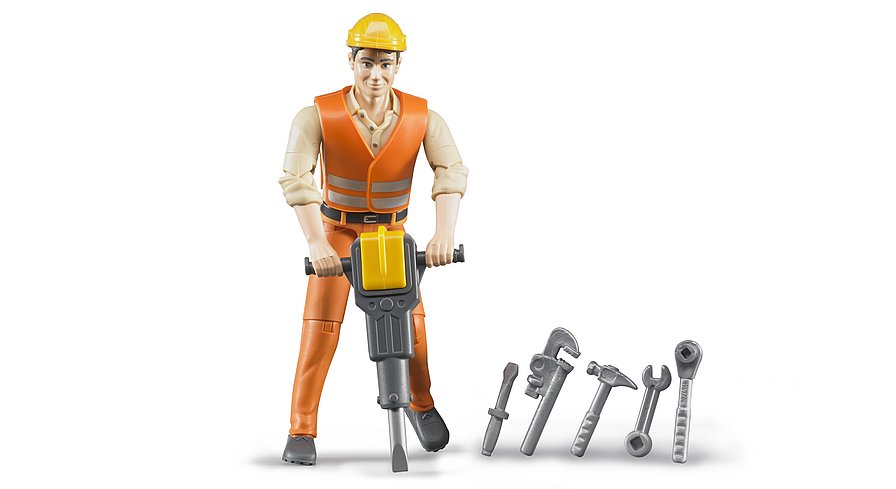 Construction Worker w/Accessories
