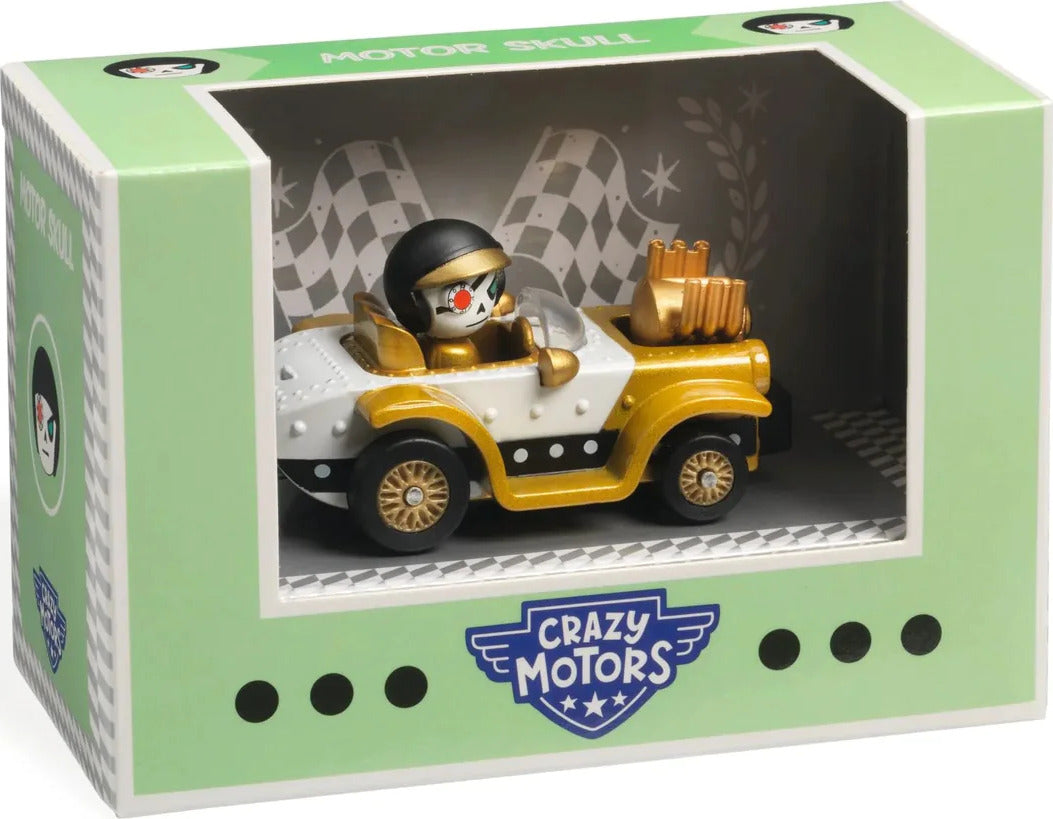 Crazy Motors Motor Skull Car