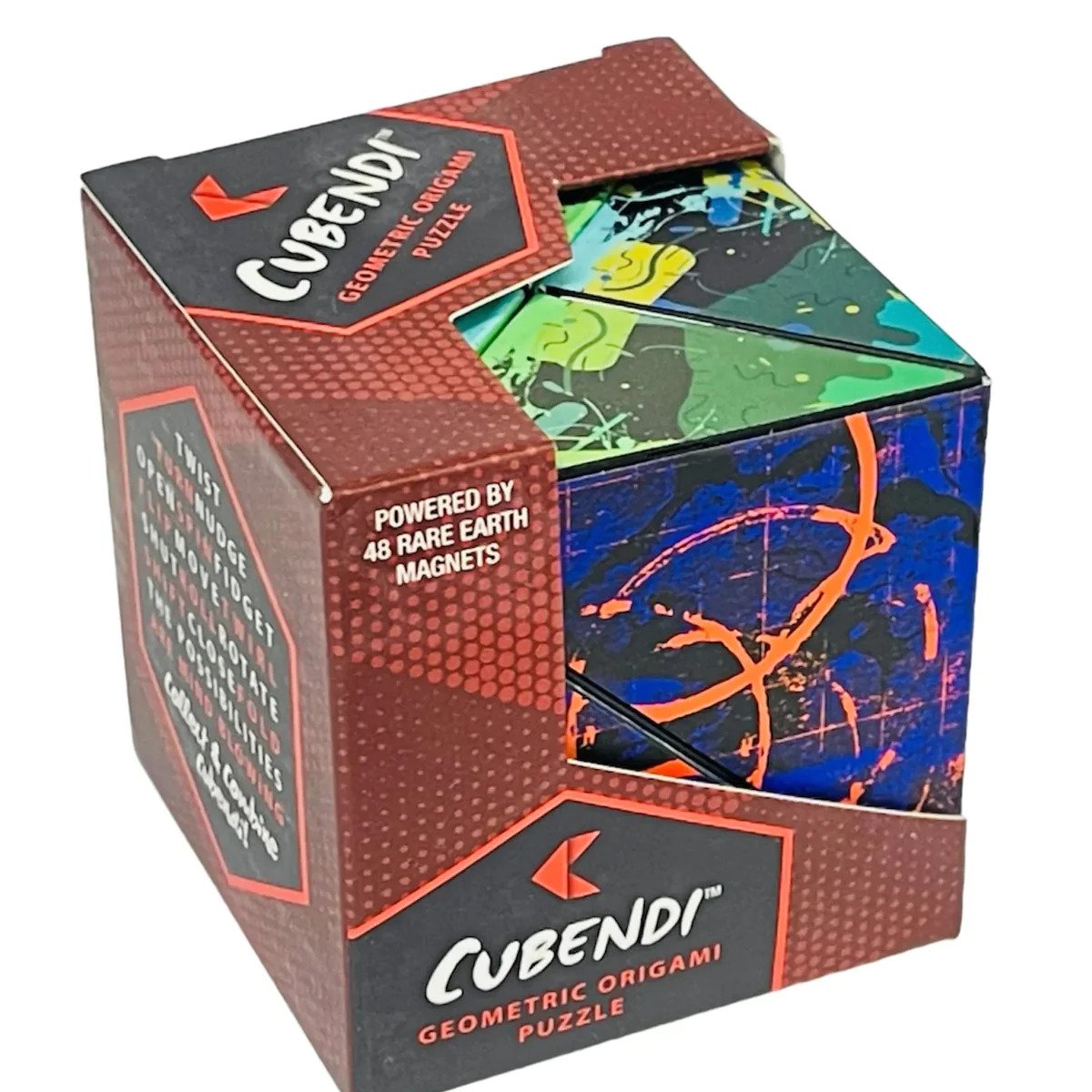 Cubendi Ring Geometric Origami Puzzle