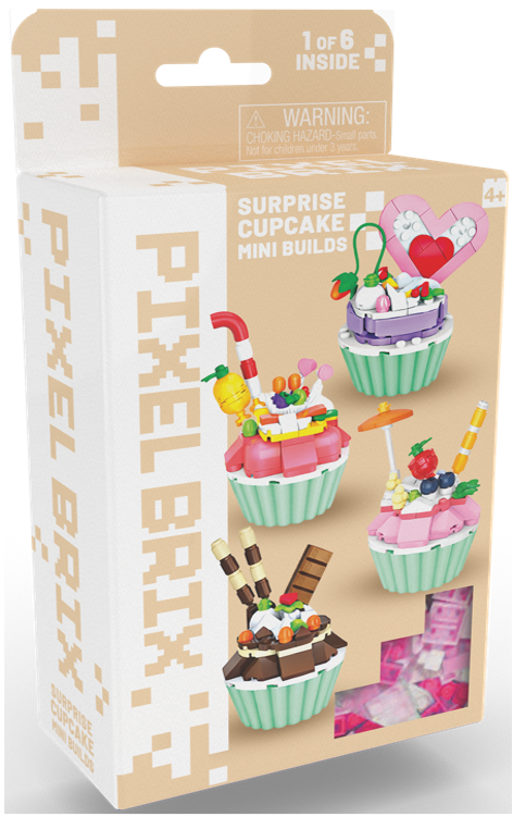 Cupcakes Pixel Worx Surprise Mini Builds