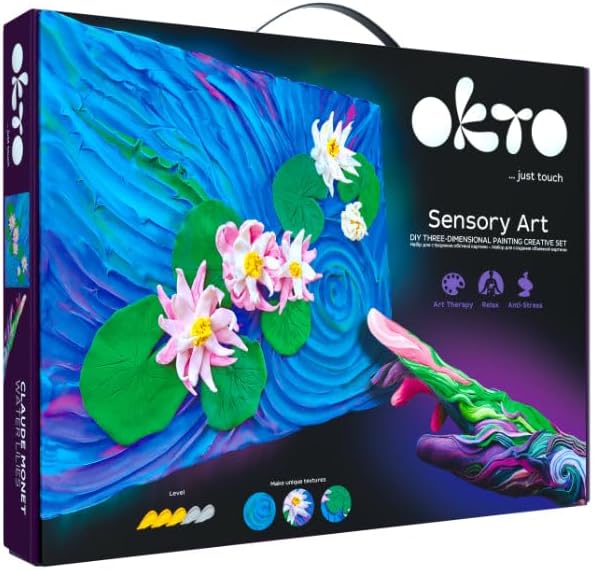 DIY 3D Clay Painting: Monet Water Lilies
