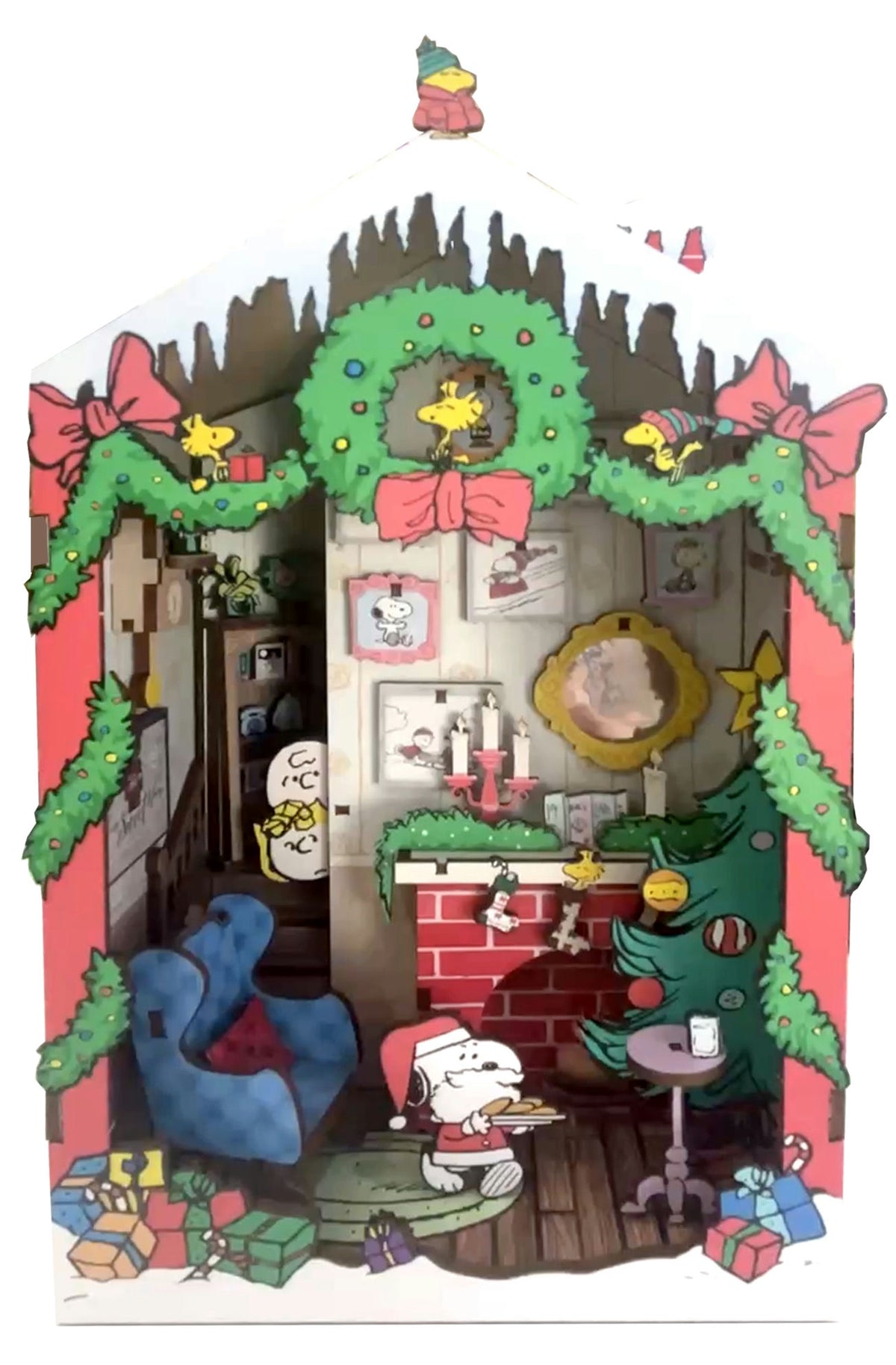 DIY Miniature Peanuts Christmas House